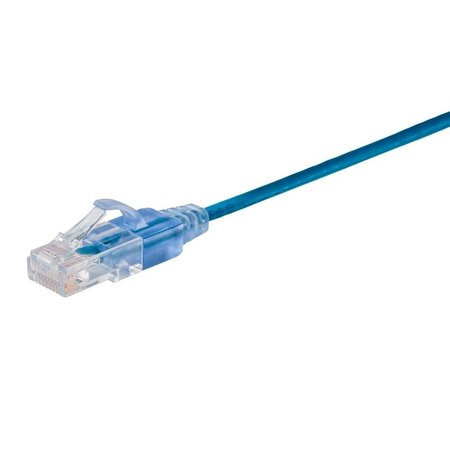 MONOPRICE SlimRun Cat6A Ethernet Patch Cable - Snagless RJ45_ UTP_ Pure Bare Cop 29475